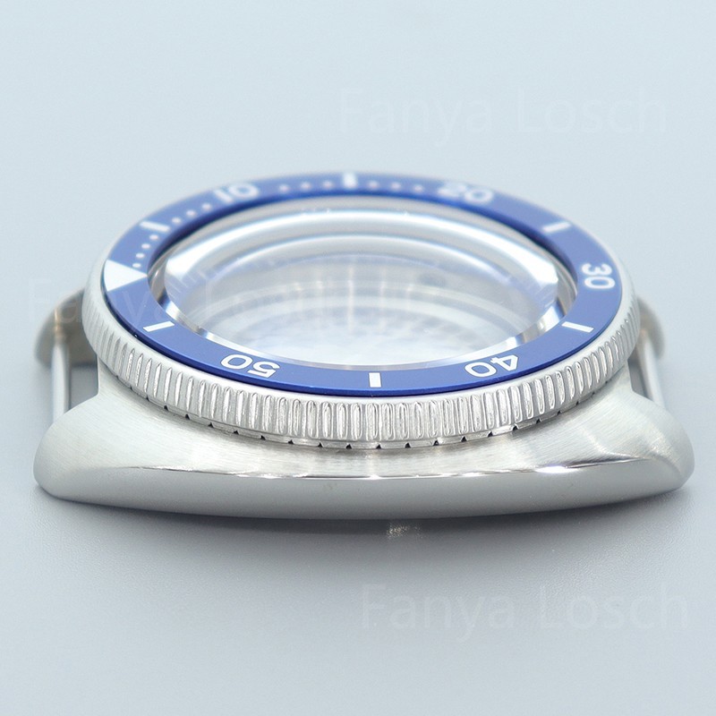 44mm Watch Case Modify Turtle Willard 6105 Mod Sapphire For Seiko NH34 35 36 38