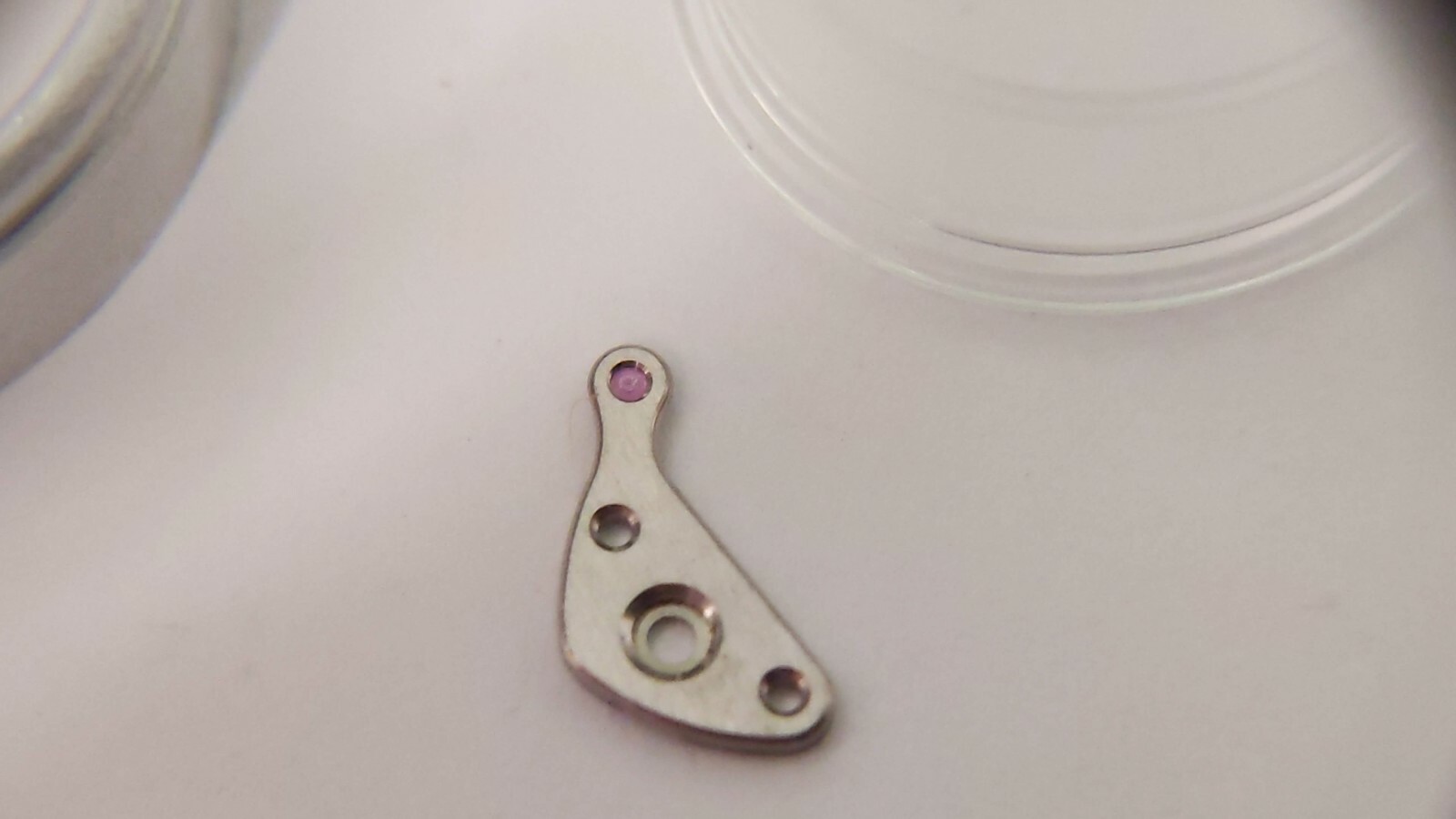 Lecoultre K866 BRIDGE part, small AND 1 SCREW great condition, pre-o. PART NAME