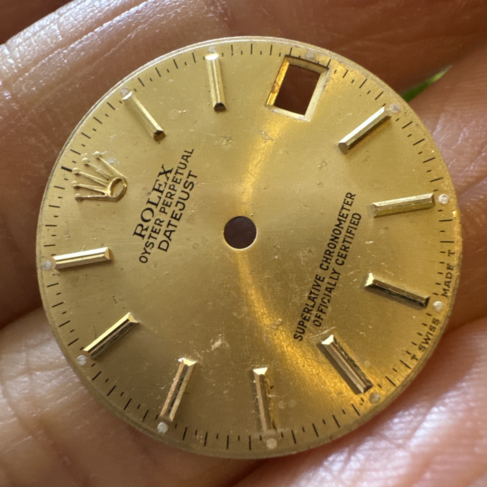 Original Rolex Ladies Champagne Datejust 68273 68278 31mm model dial (50)