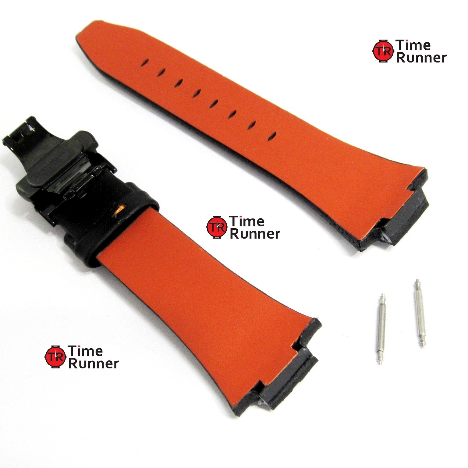 Seiko Sportura Leather Watch Band Replacement With PVD Clasp