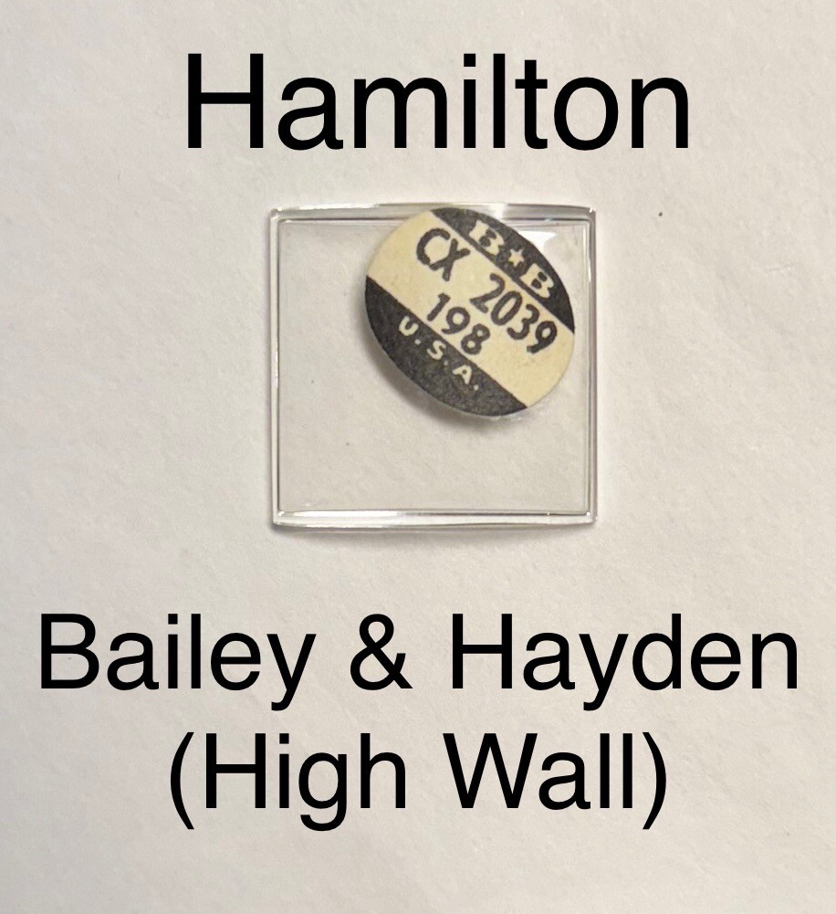 NOS Vintage Hamilton 1950s Bailey and 1940s Hayden High Wall Glass Watch Crystal