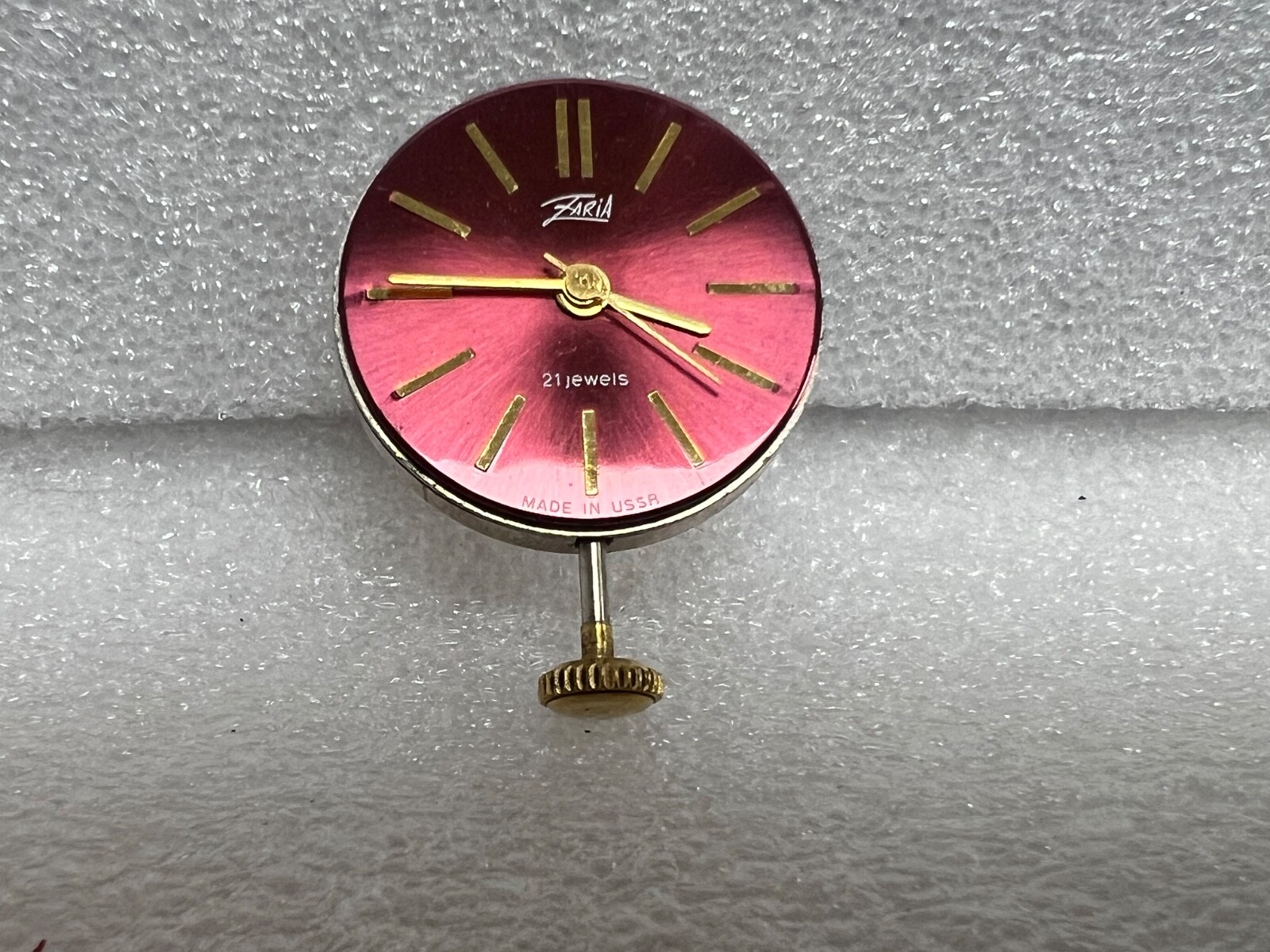 Watch movement USSR ZARJA Cal.2009b plus Dial. Working , for parts