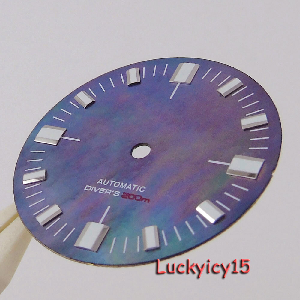 Tandorio 28.5mm Orange Blue Watch Dial Fit NH36 NH36A Automatic Watch Parts Men