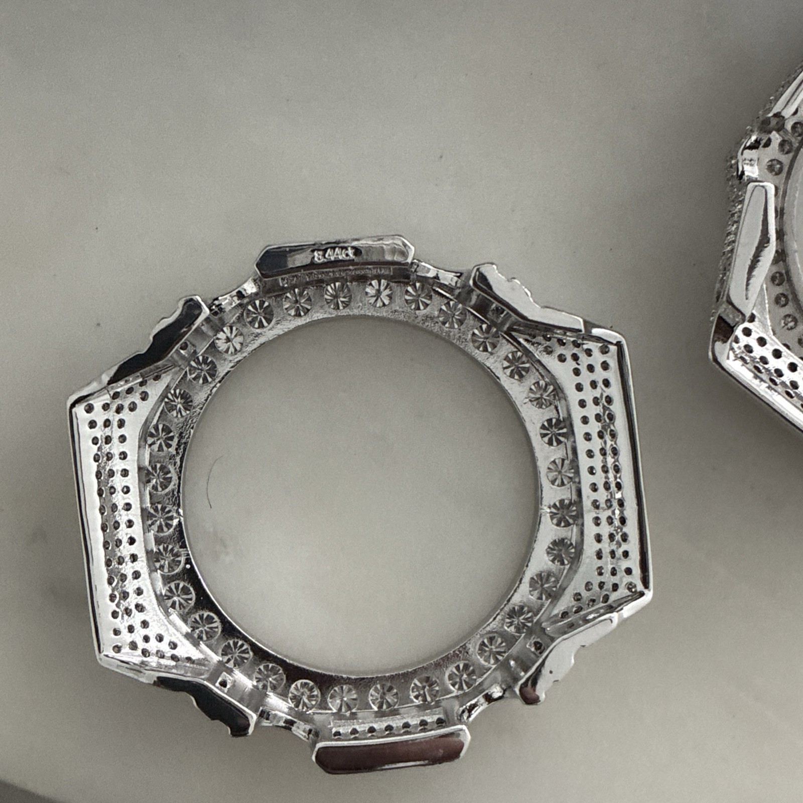 VVS1 8.44ct Moissanite Diamond GA2100 G Shock Bezel