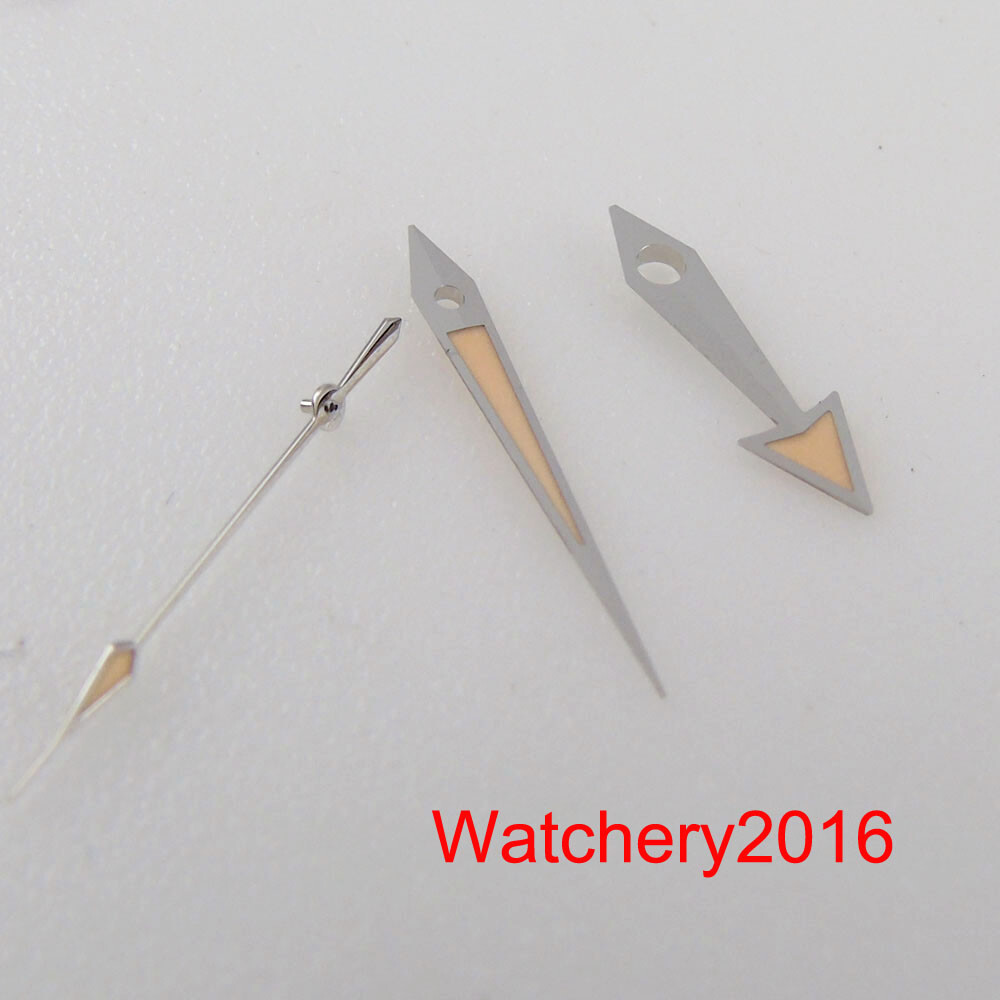 Orange Watch Hand Needles Green Luminous fit NH35A NH36A 7S26 4R35 4R36 ETA 2824