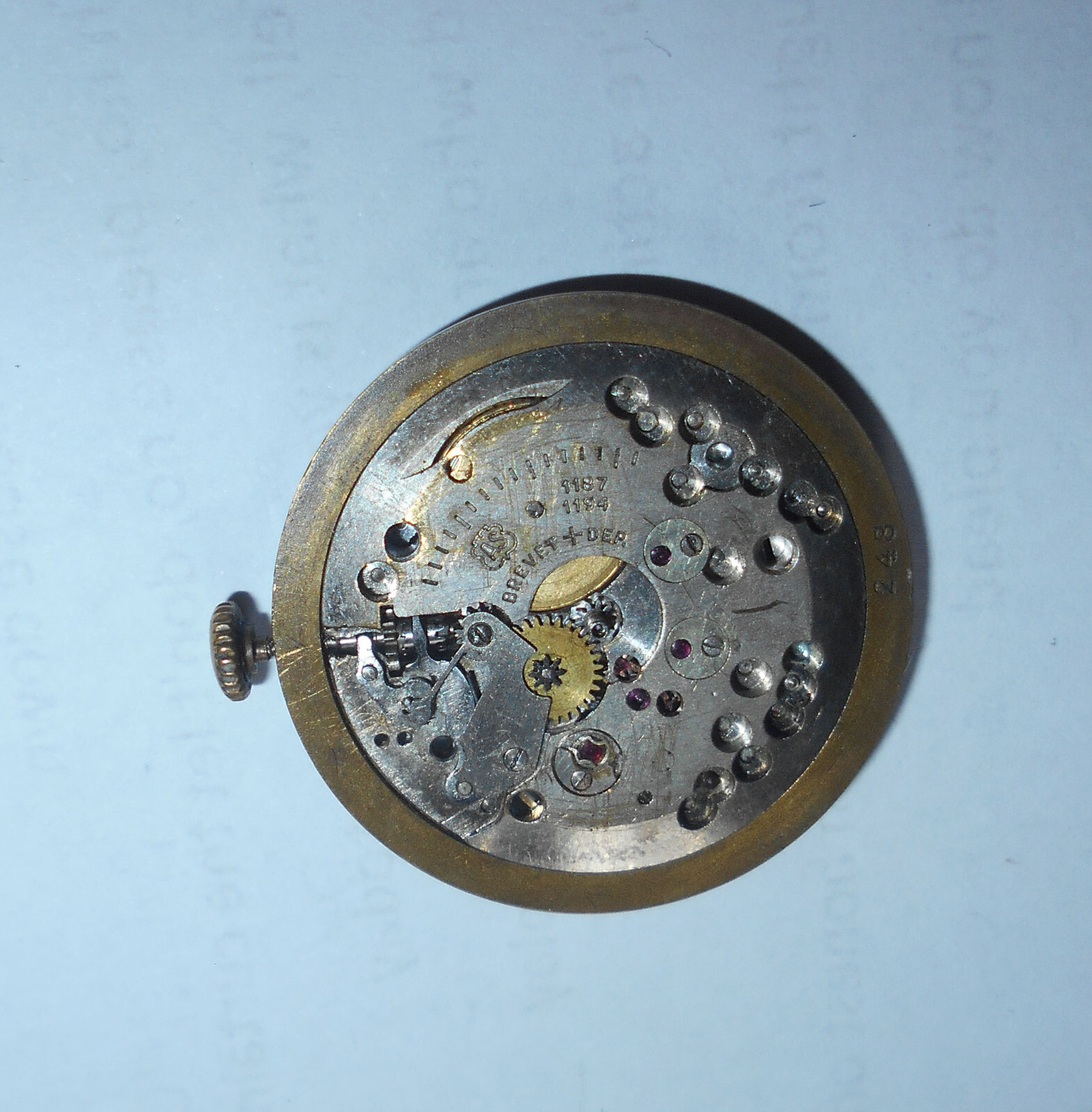 WATCH MOVEMENT MILUS WATCH Co. 248 VINTAGE