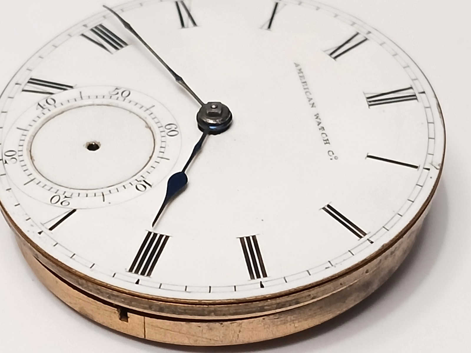 18 size Waltham William Ellery Model 1857 pocket watch movement. Parts-Repair
