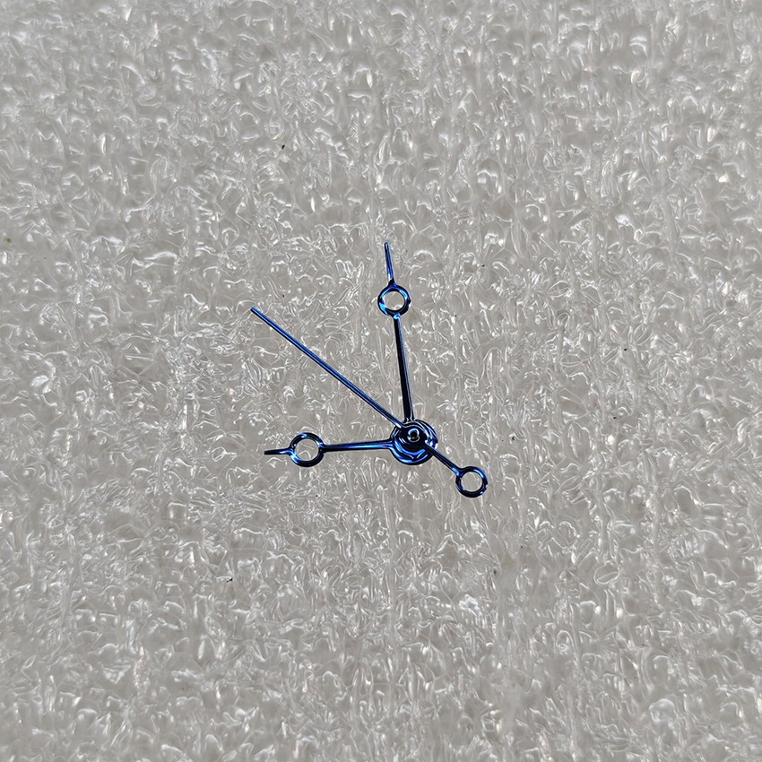 Watch Hands Set Black/Blue/Silver Hand Compatible with NH35/NH36/4R/7S Movement