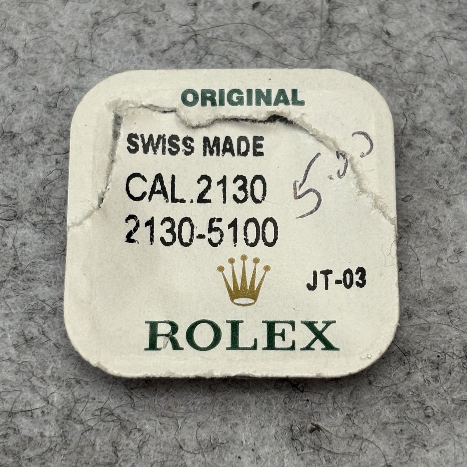 3x Genuine Rolex Watch Parts, 2130 5100 Rolex Case Screw for watch repair