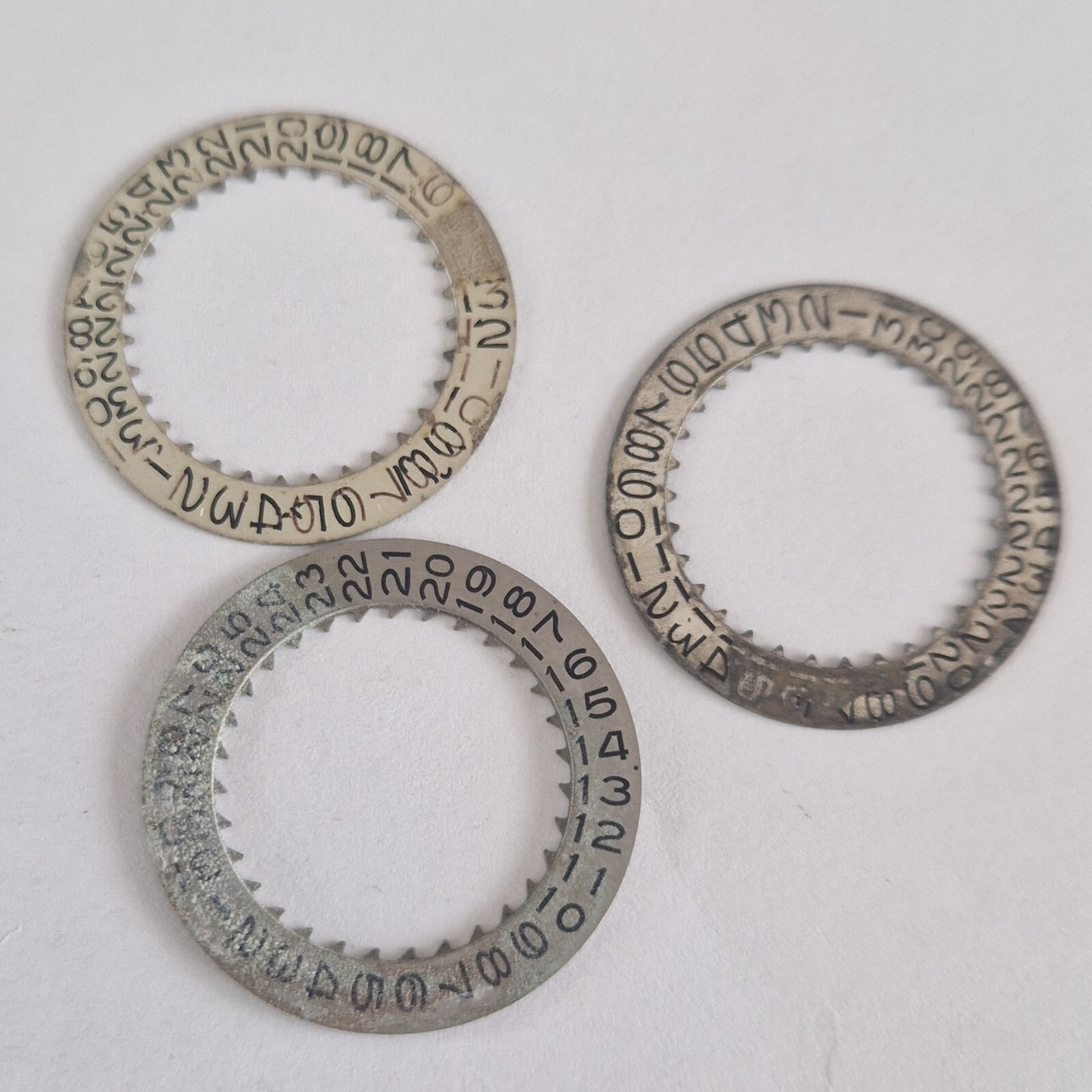Seiko 6105A 6105B 6106A B C 6159A part. DATE DISC WHEEL fair