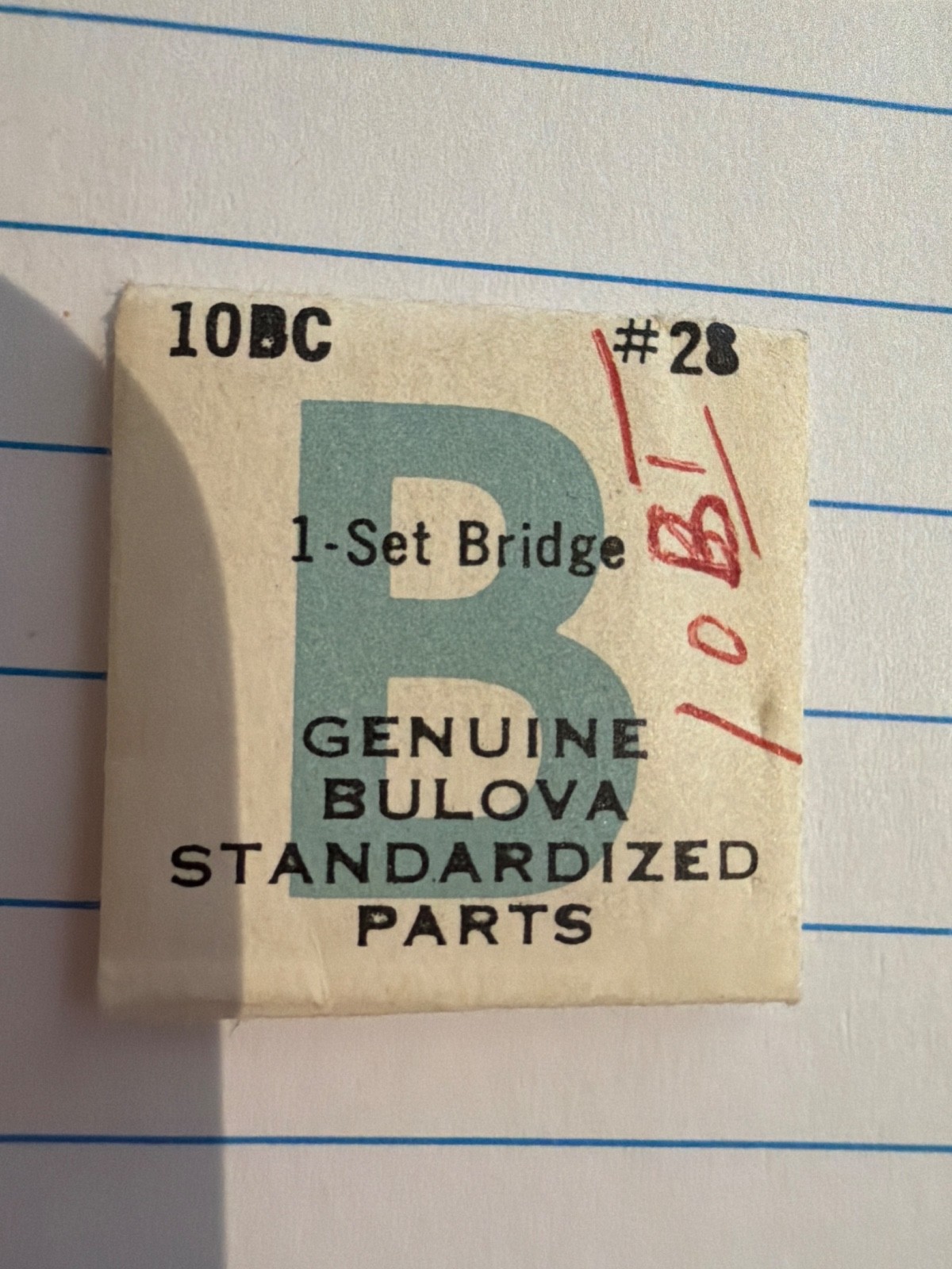Bulova #28 – Yoke – Set Bridge – Various Calibers