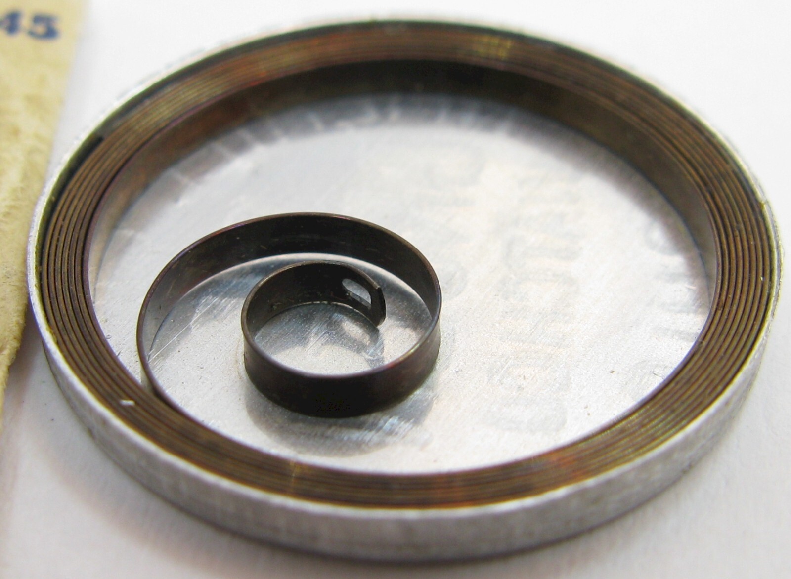 Gruen pocket Watch 17 lignes Movement V1 V2 V3 … mainspring #770 blue alloy