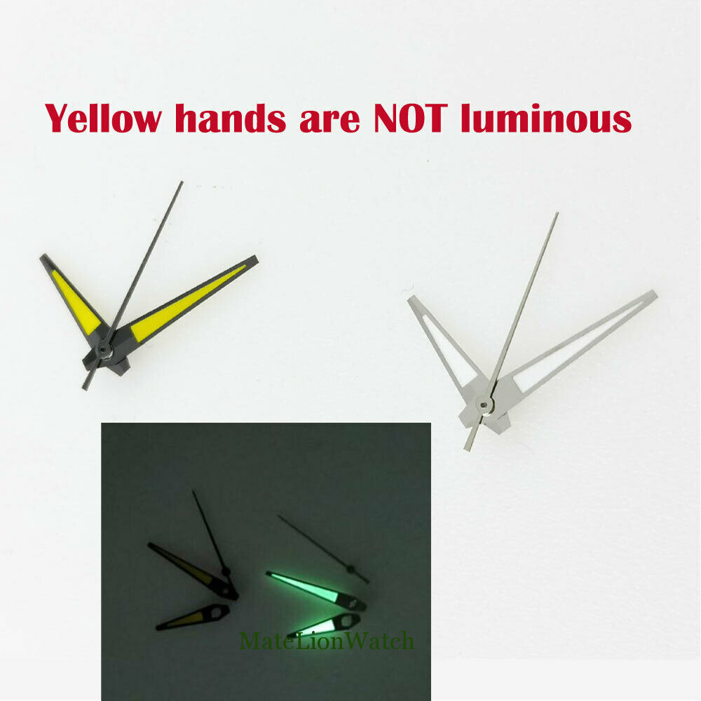 36.6mm Watch Dial+Hands Spare Parts Fit For NH35 NH35A Date Window Chapter Ring