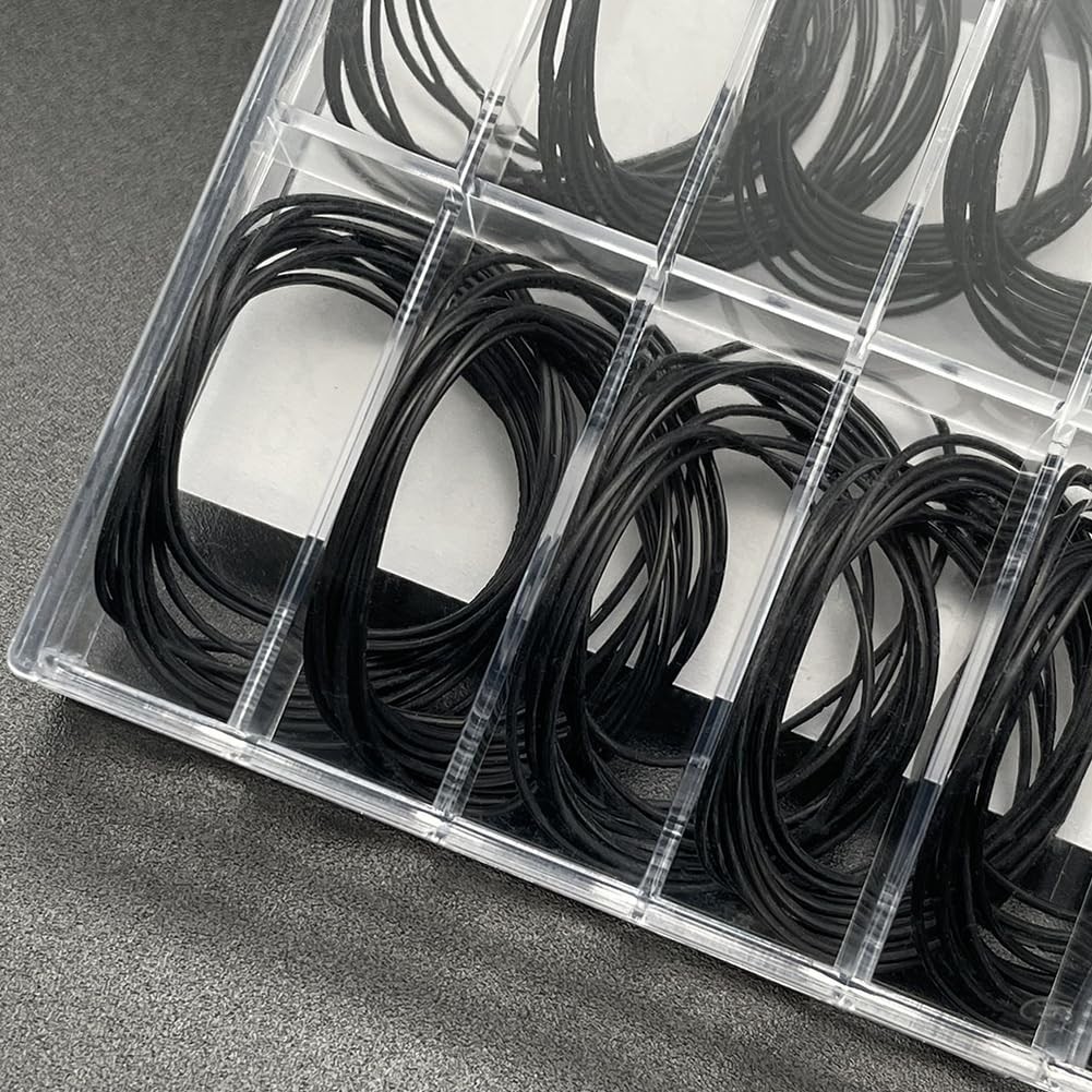 About 180 Pcs O Ring Watch Gasket Rubber Seal Kit Assorted Size Watch Gaskets…