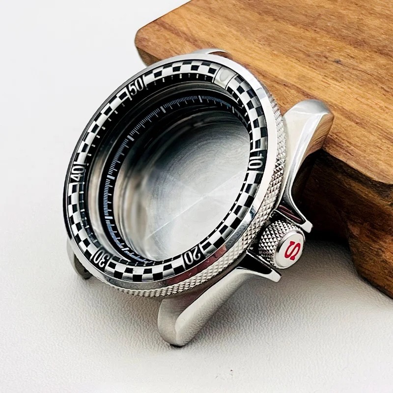 42mm SKX007 Watch Case Sapphire Crystal for NH34 NH35 NH36 4R Movement