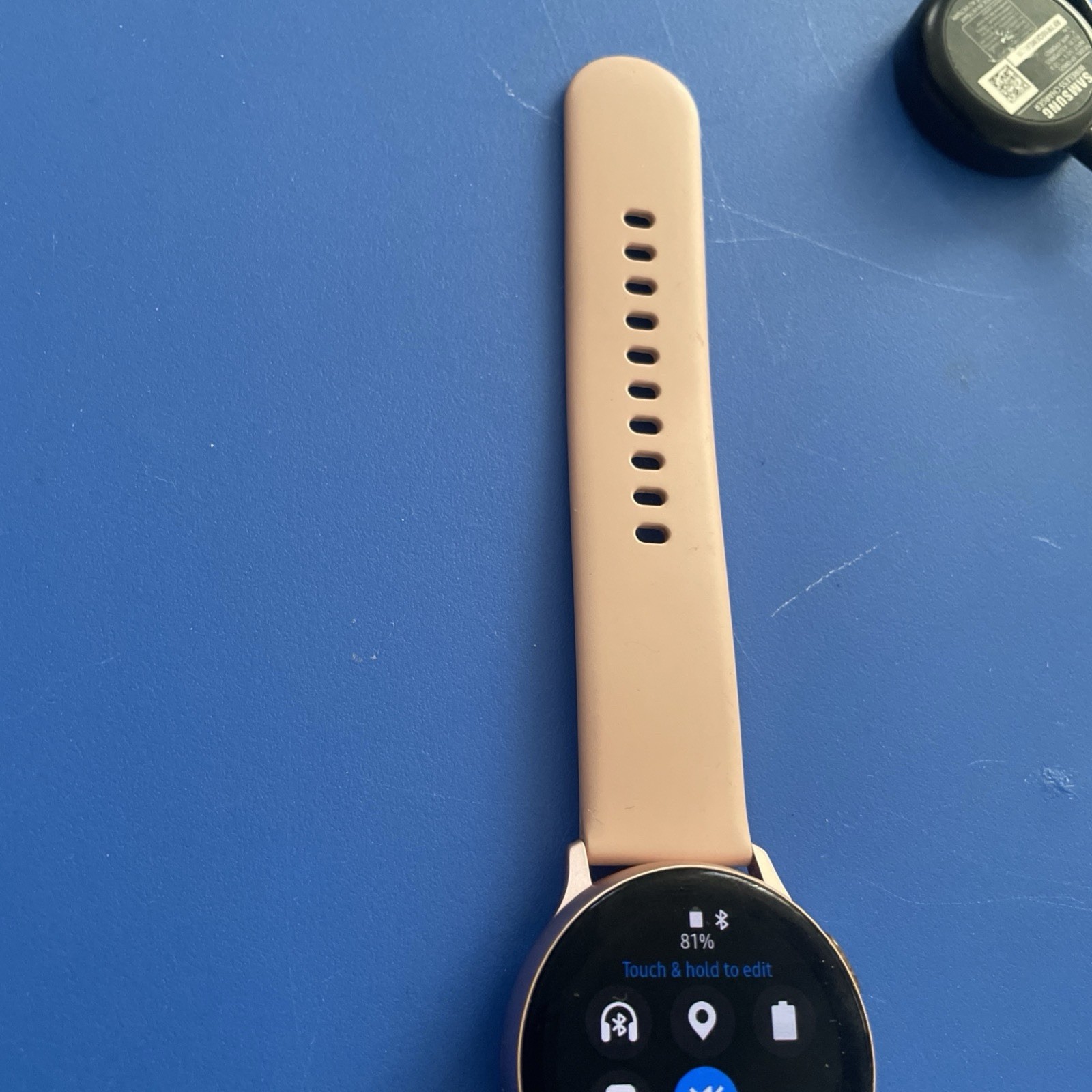 Samsung Galaxy Watch Active 2 Pink and Charger Size S/M – Works
