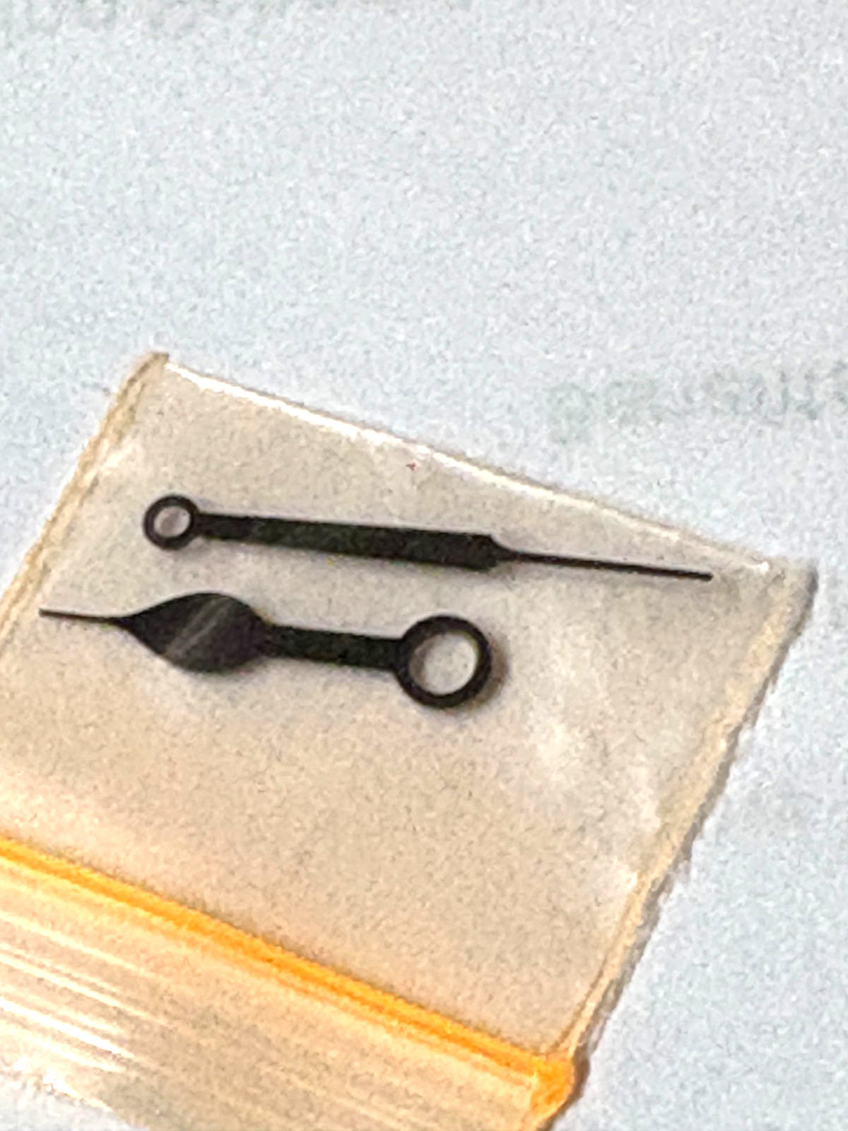 WALTHAM 18SZ POCKETWATCH BLACK RAILROAD HANDS NEW OLD STOCK ONE PAIR -BB 1008