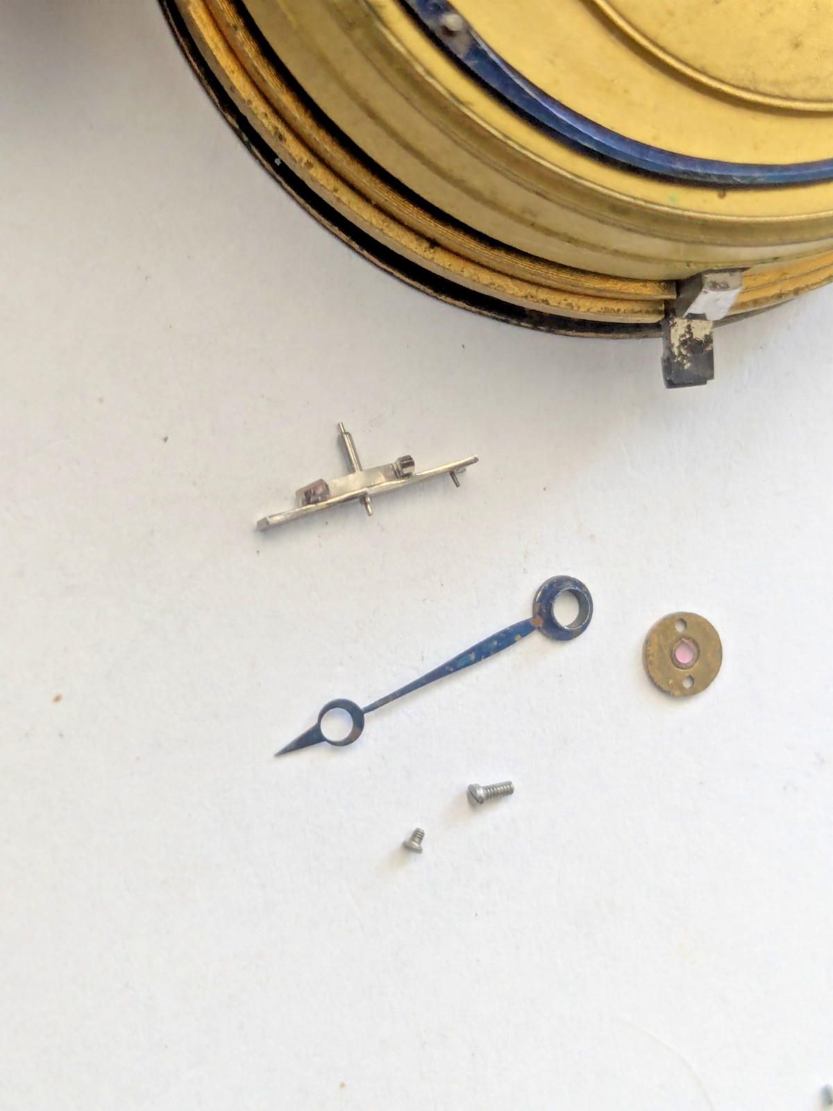 Antique W.H. Clever & Sons Todmorden English Pocket Watch Movement Dial 46mm F16