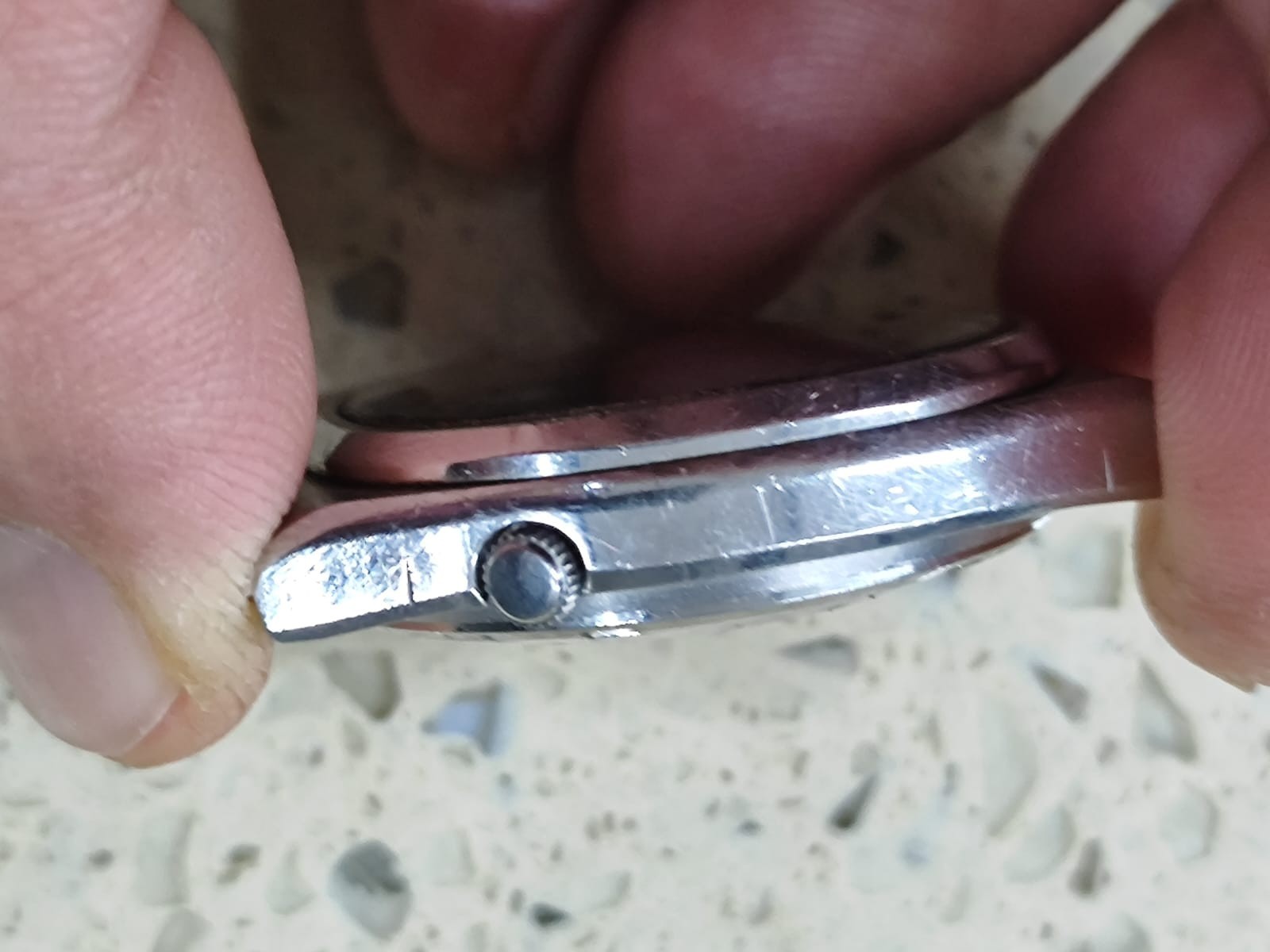 SEIKO 6309-5100 Part CASE & Back case $ CROWN & Steem Used