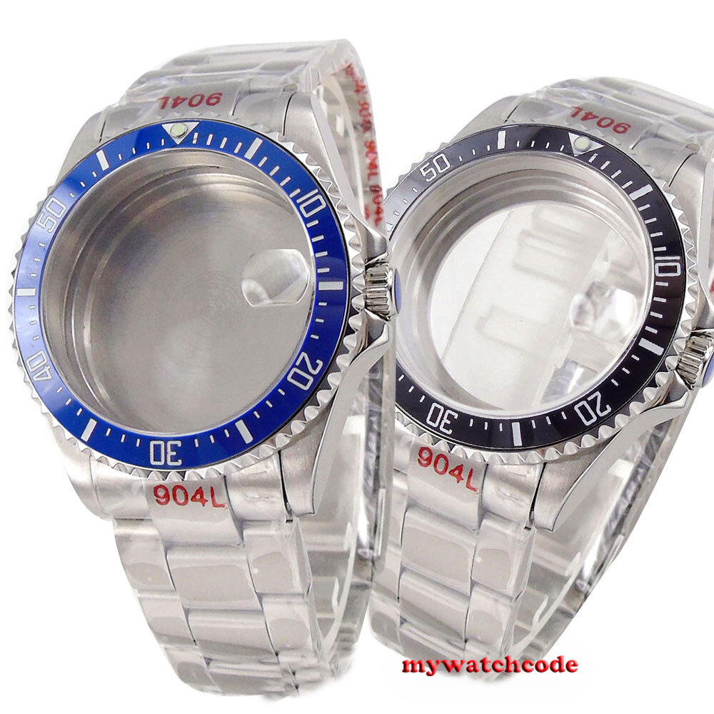 38mm 40MM SEA Watch Case Ceramic Bezel Sapphire Glass Fit NH34A NH35 NH36 2824