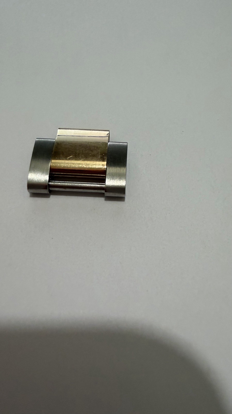 Genuine 15.5 mm 18k Yellow Gold And ss Removed From Rolex Date Adjust 126333