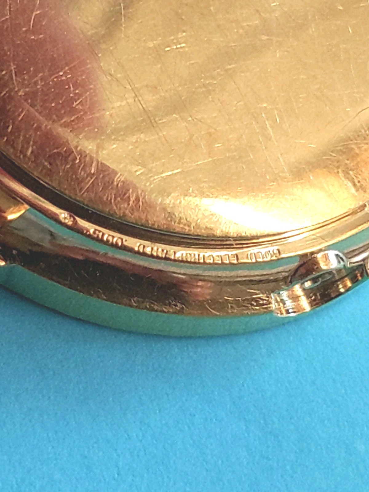 Mido Limited 0.0015 Gold Electroplated Watch Case. Model 7007. Serial #3328707.