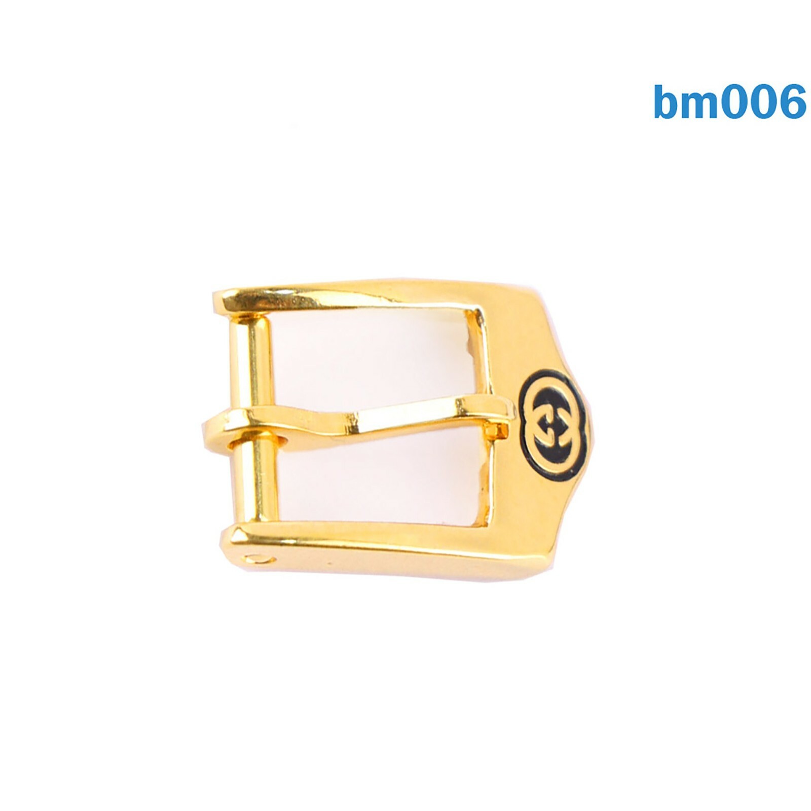 Vintage GUCCI buckle for leather band gold color #BM006# 8mm.