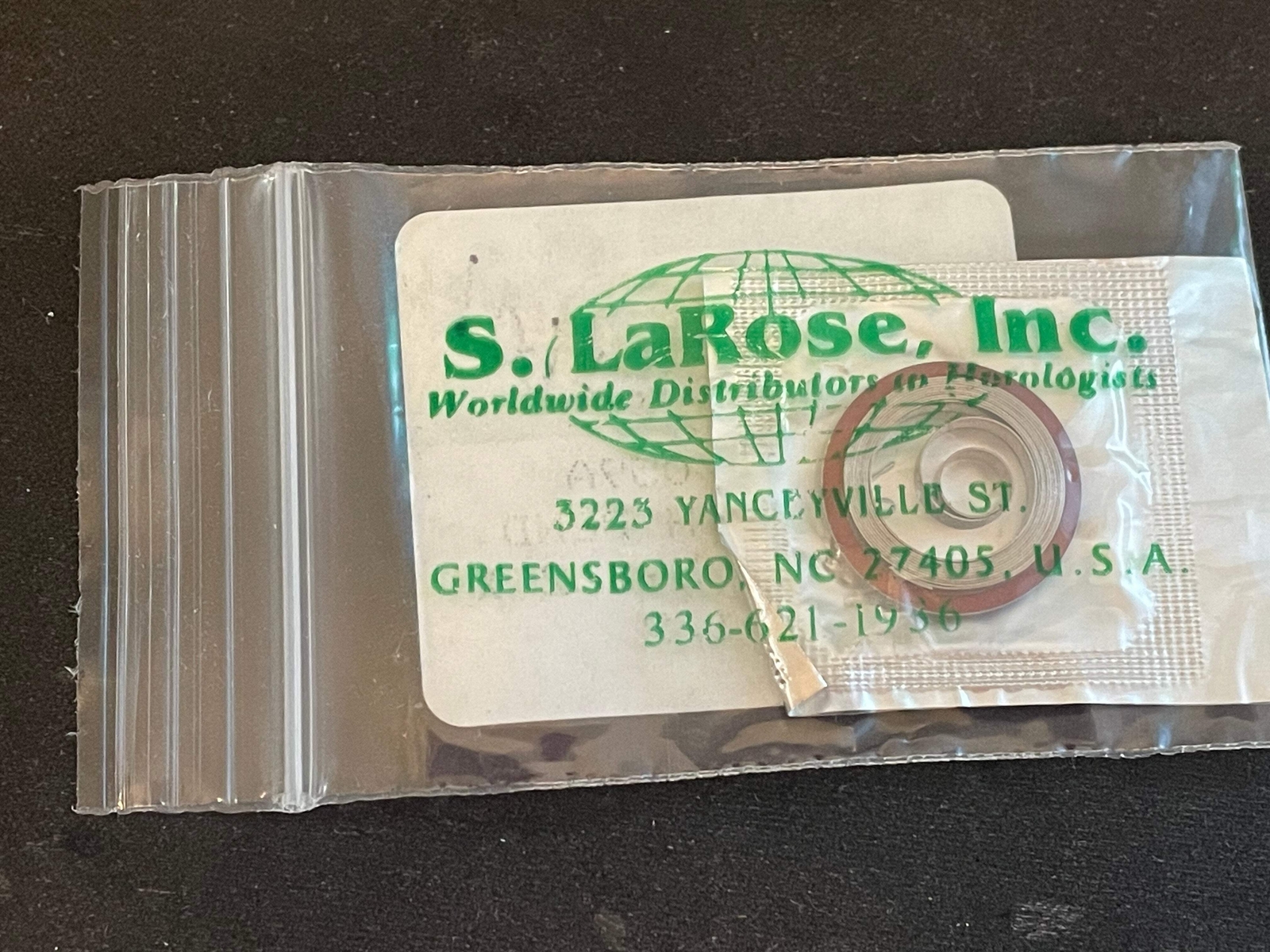South Bend 16s Mainspring No. 17528 from S. LaRose – Alloy
