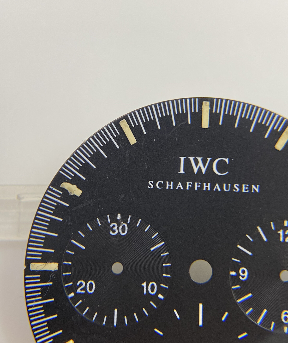 Original IWC GST SCHAFFHAUSEN Chronograph IW372701 Black 27mm Dial