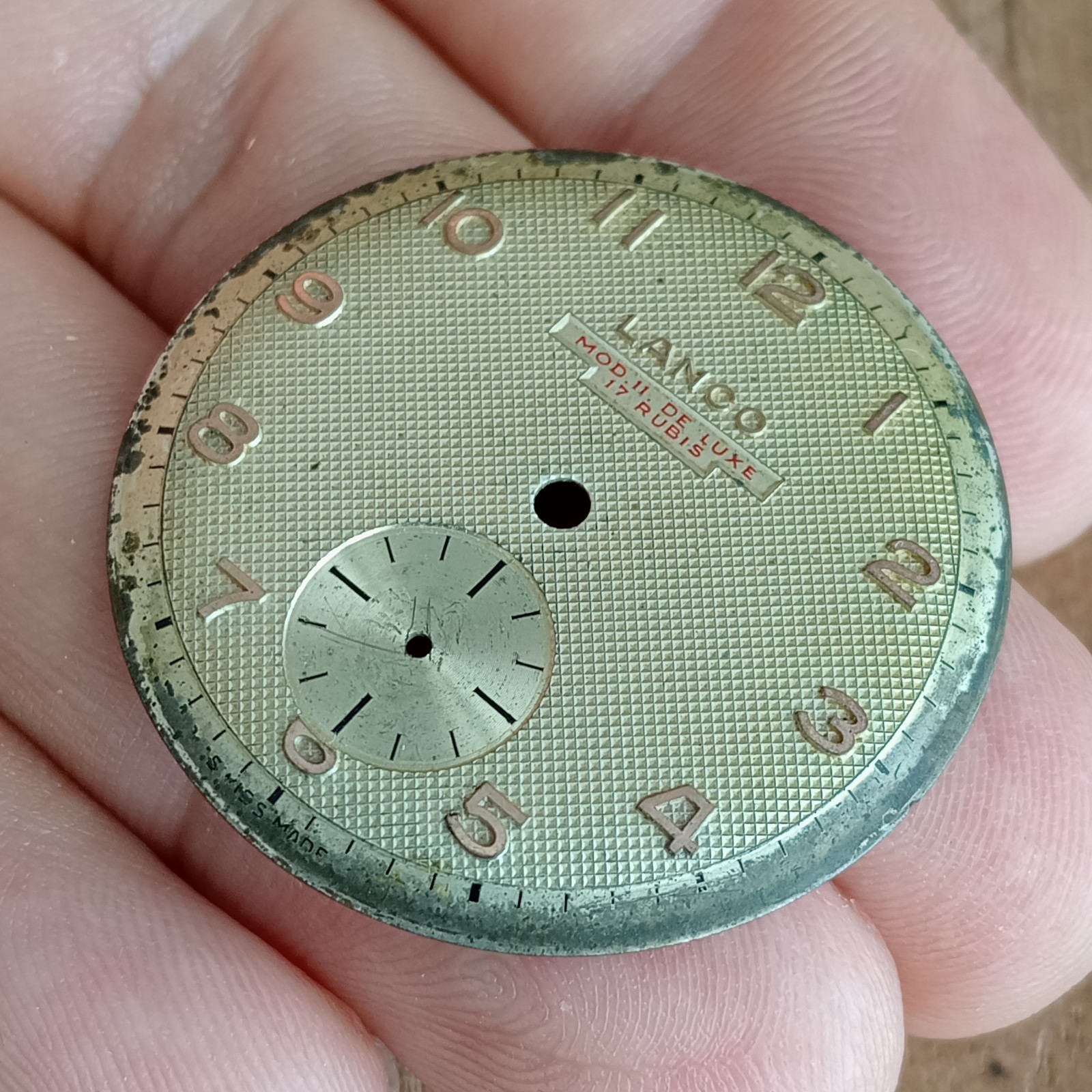 Lanco MOD. 11 LUXURY, Original Dial Ø 32.9mm Vintage USED Rare