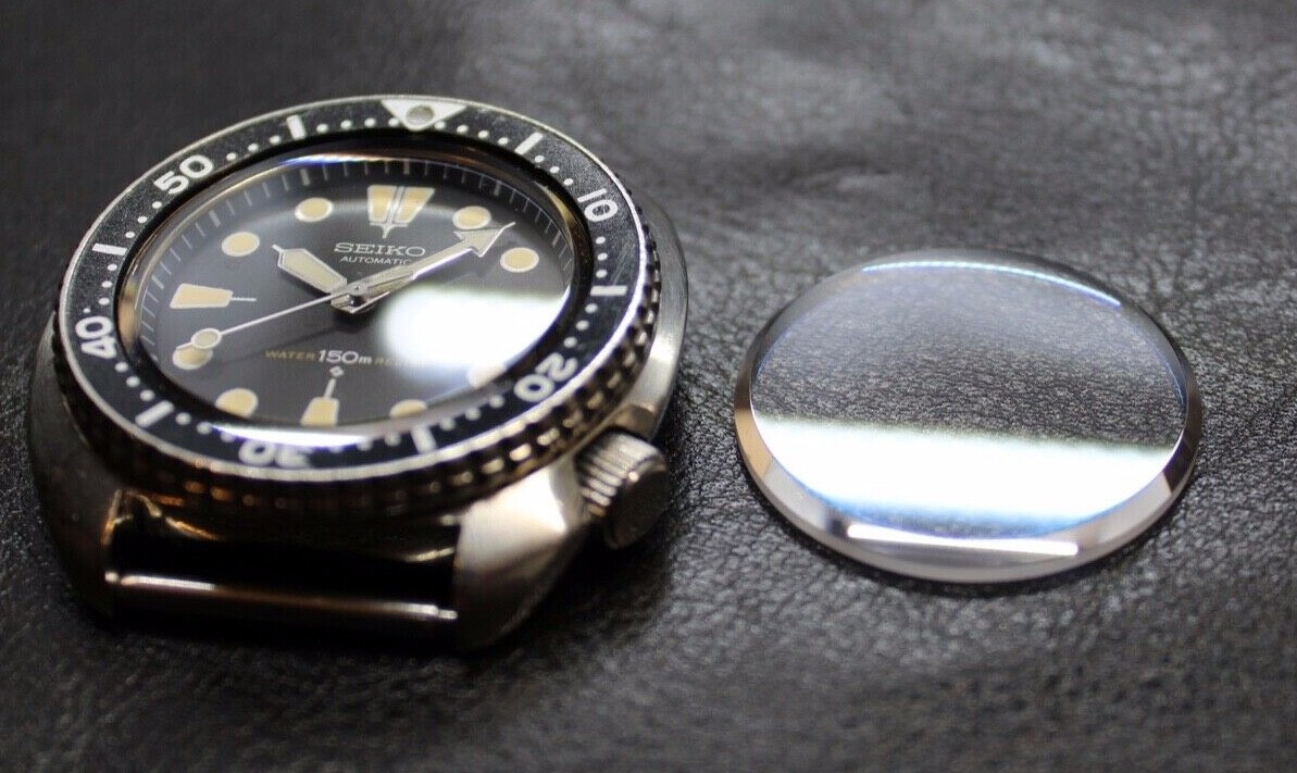 Sapphire Clear AR 320w34ga Seiko diver 6309-7040 6309-7049 6306-7000 6306-7001