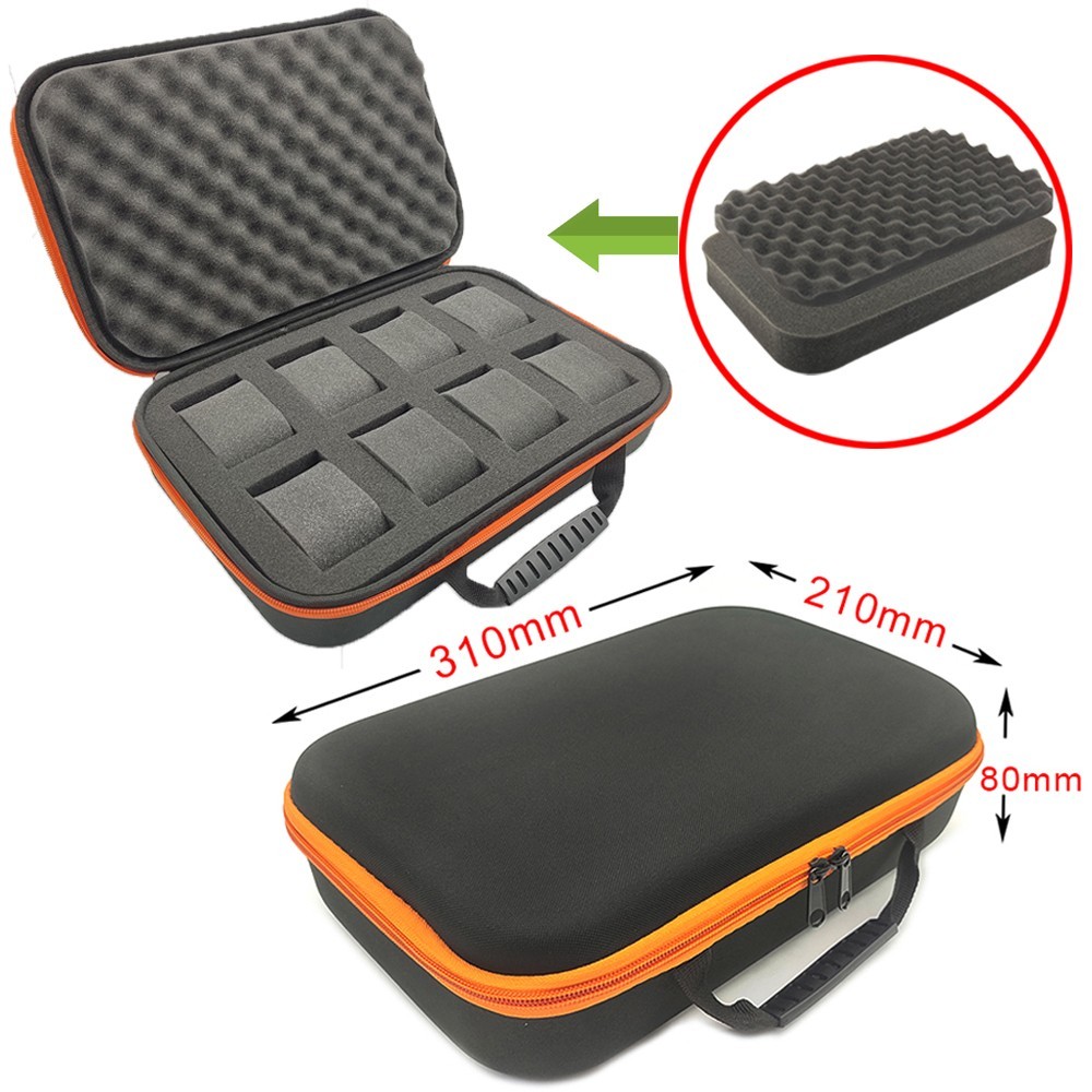 Travel Watch Bag 8Slot Wristwatch Case Waterproof Bags EVA Storage Bag Men Gift