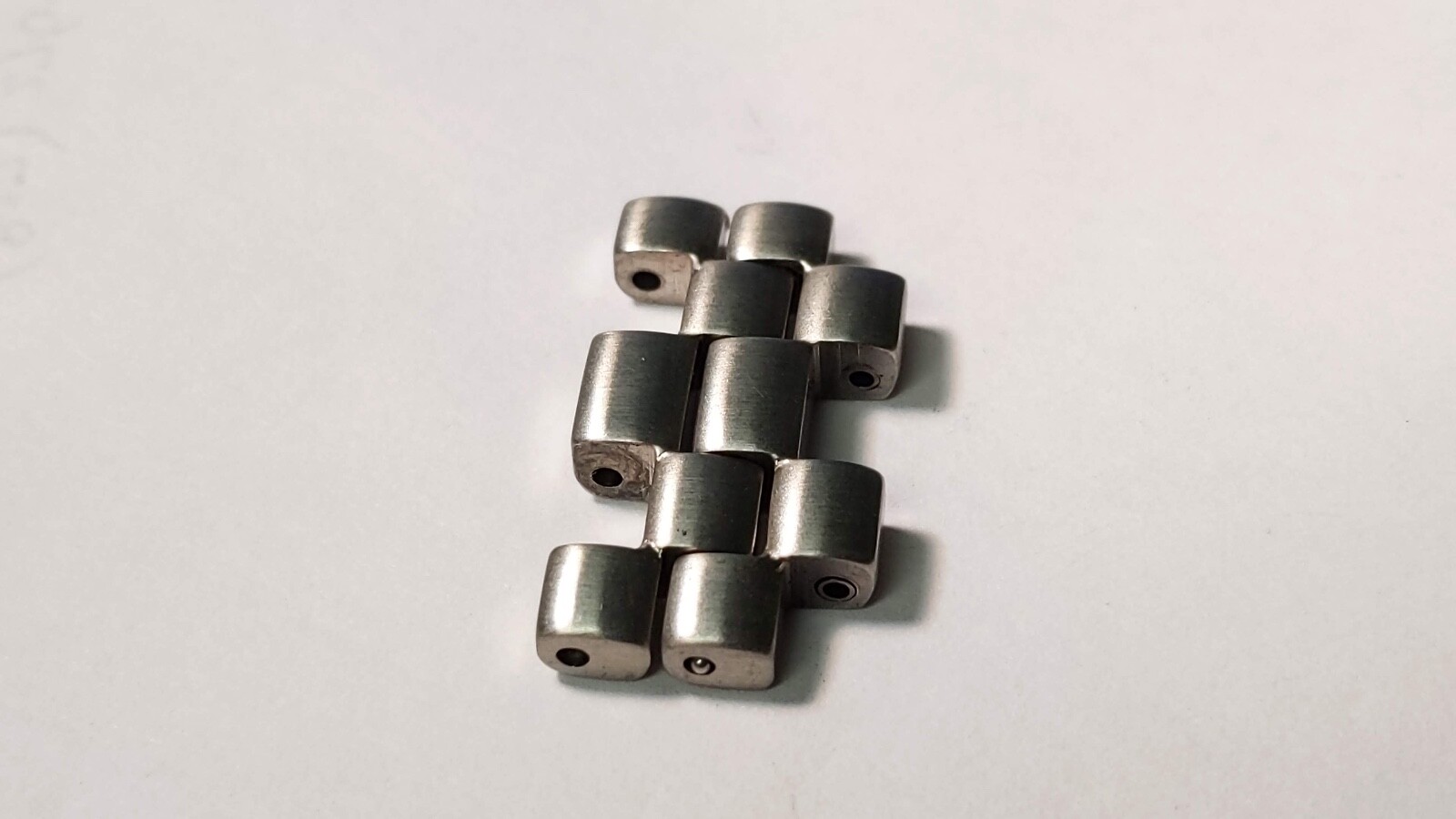 Omega LINKS S/S x 2pcs (attached), 20.5mm x 13.3mm pre-owned