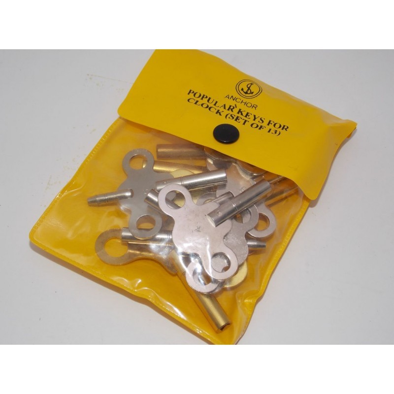Pendulum Charging Wrenches 13pcs Plastic Bag Popular Keys Brass Steel