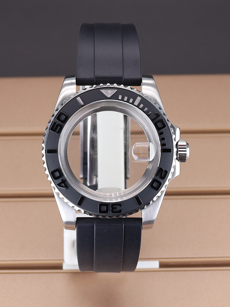 40mm Stainless Steel Watch Case nh35 Strap Ceramic Bezel For Seiko Nh36 Eta 2824