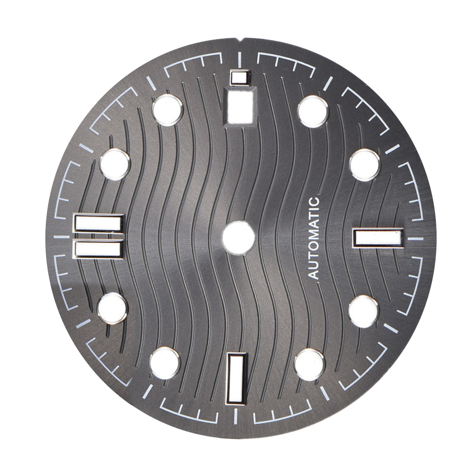31mm Watch Dial Plate Green Luminous For ETA 2836 2824 Miyota 8215 8205 Movement