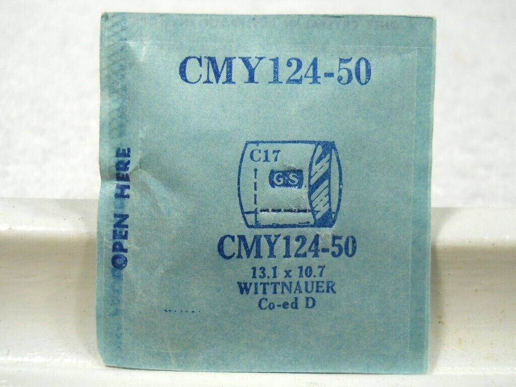 GS CMY124-50 Watch Crystal For Wittnauer Co-Ed D – 13.1 x 10.7 mm Replacement
