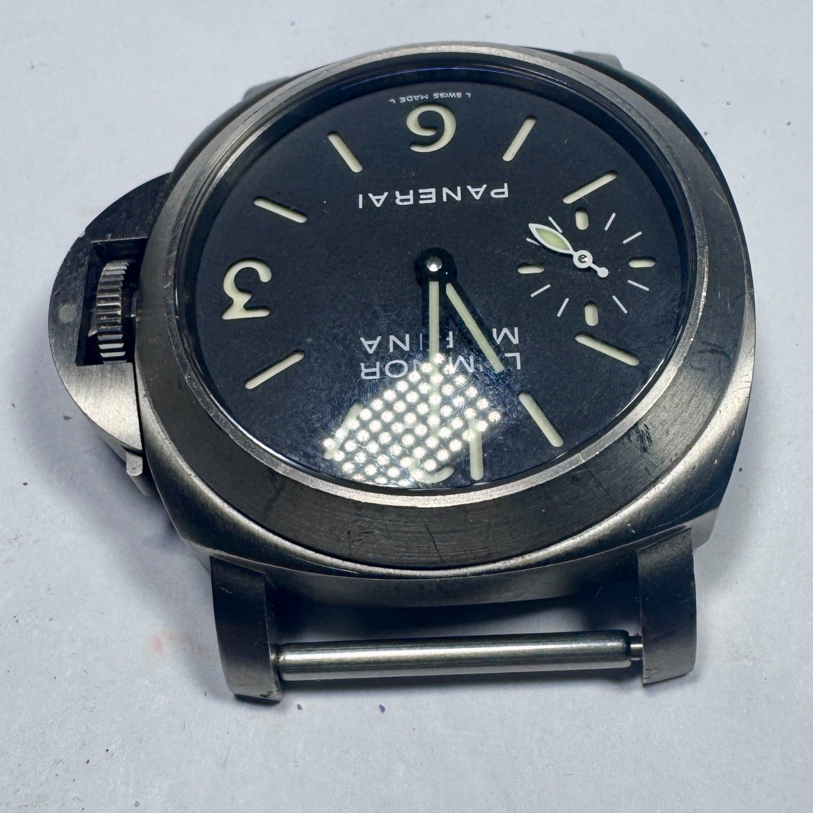 Set of 4 CUSTOM 24mm SPRING BAR PIN PAnerai strap band (replaces hex bars)