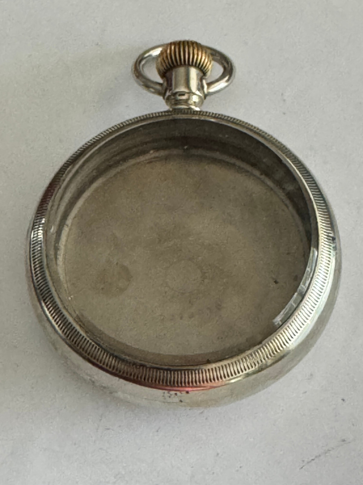 VINTAGE 18 SIZE FAHY’S NO.1 ORESILVER POCKET WATCH CASE PENDANT AND LEVER SET