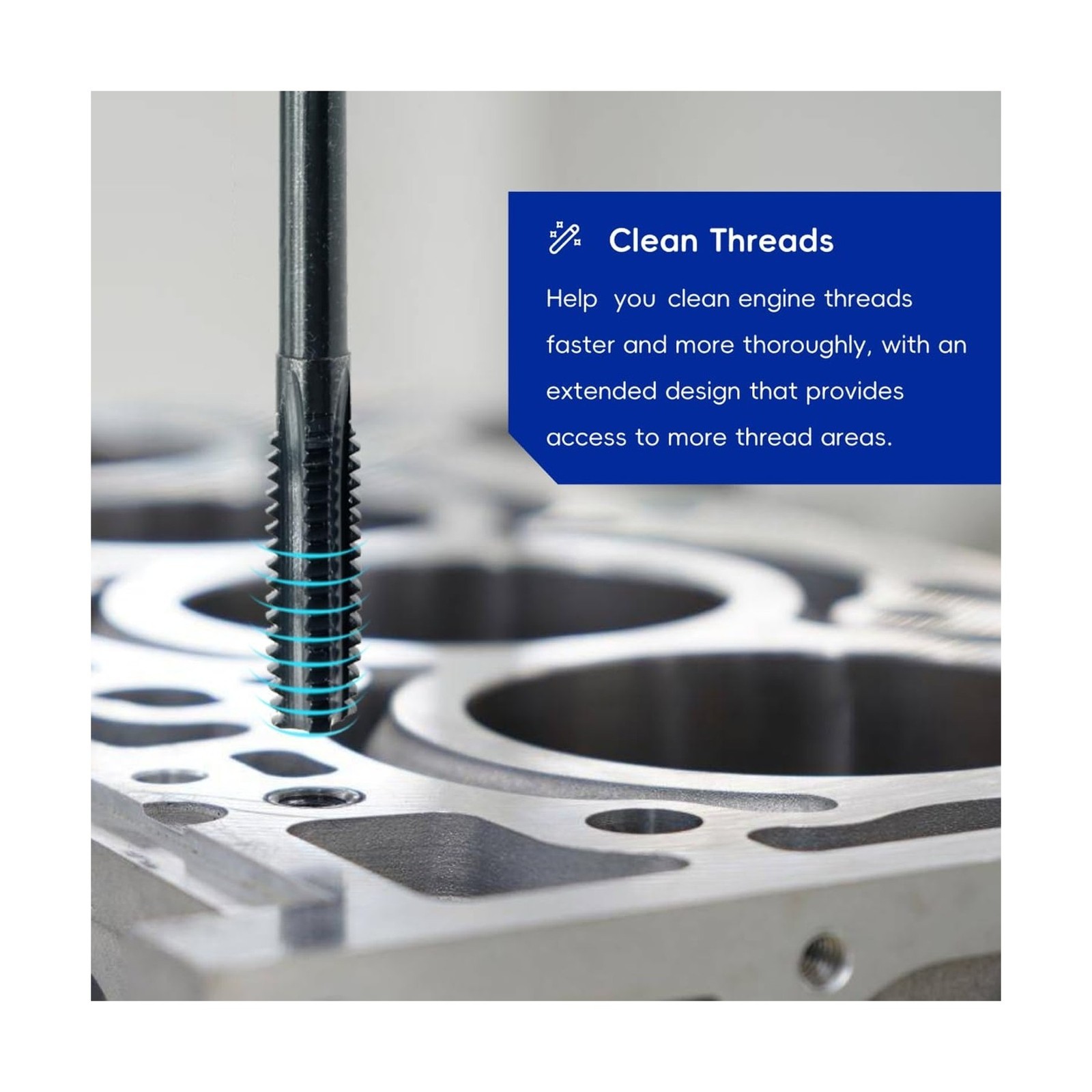 Thread Cleaning Tap – M11x2.00 – Fit For LS Engines – Replaces 9120011