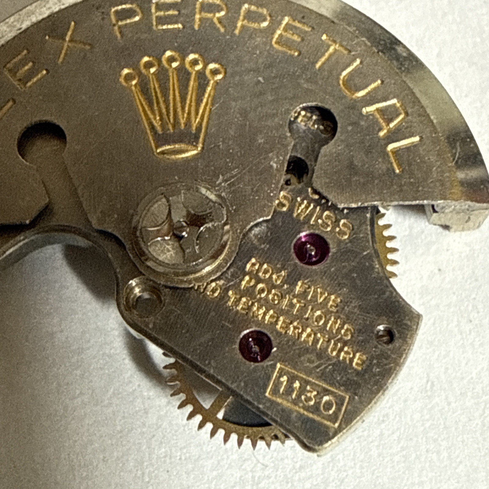 GENUINE Rolex 1130 6744 Automatic Device Module Complete Perfect Condition