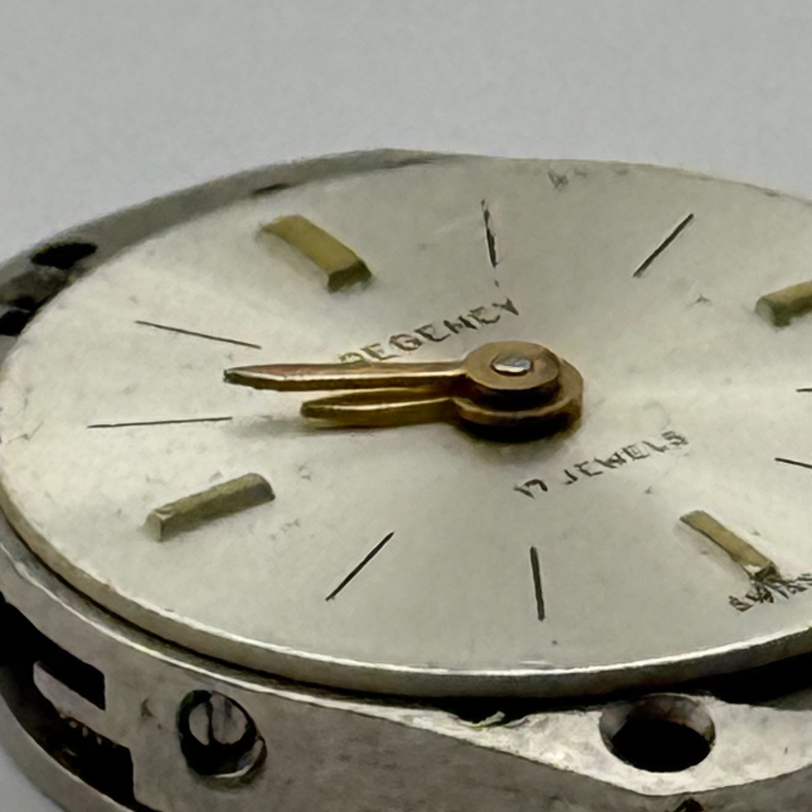 FHF 60 Watch Movement Regency 17 Jewels Swiss Manual Wind Parts Repair 15.3mm