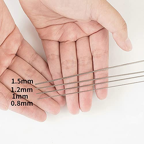Stainless Steel Flexible Spring Wire Rope Heavy Duty 1mm Gauge Cable 10m