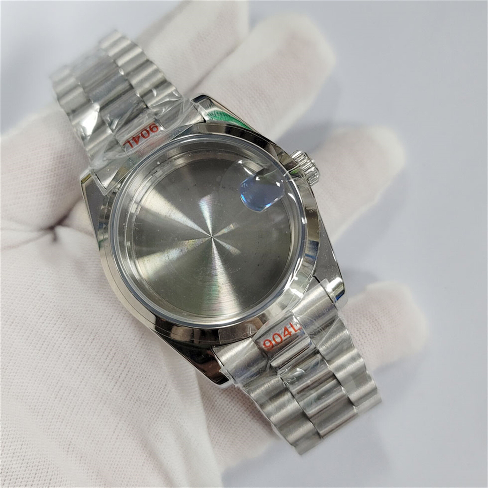 ​36/39MM Stainless Steel Watch Case+Strap Sapphire Glass For NH35/36/4R Movement