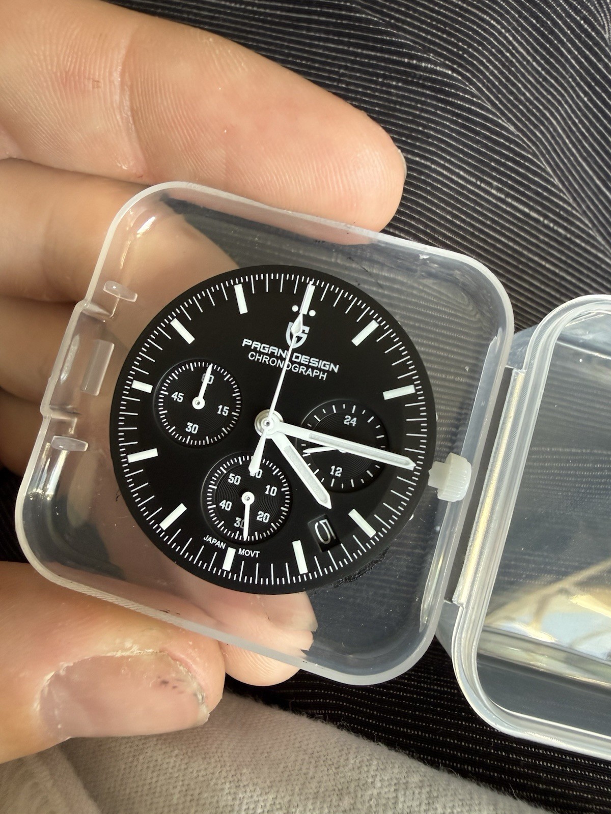 VK63A Quartz Cronograph Movement W/ Pagani Design Dial And Hands