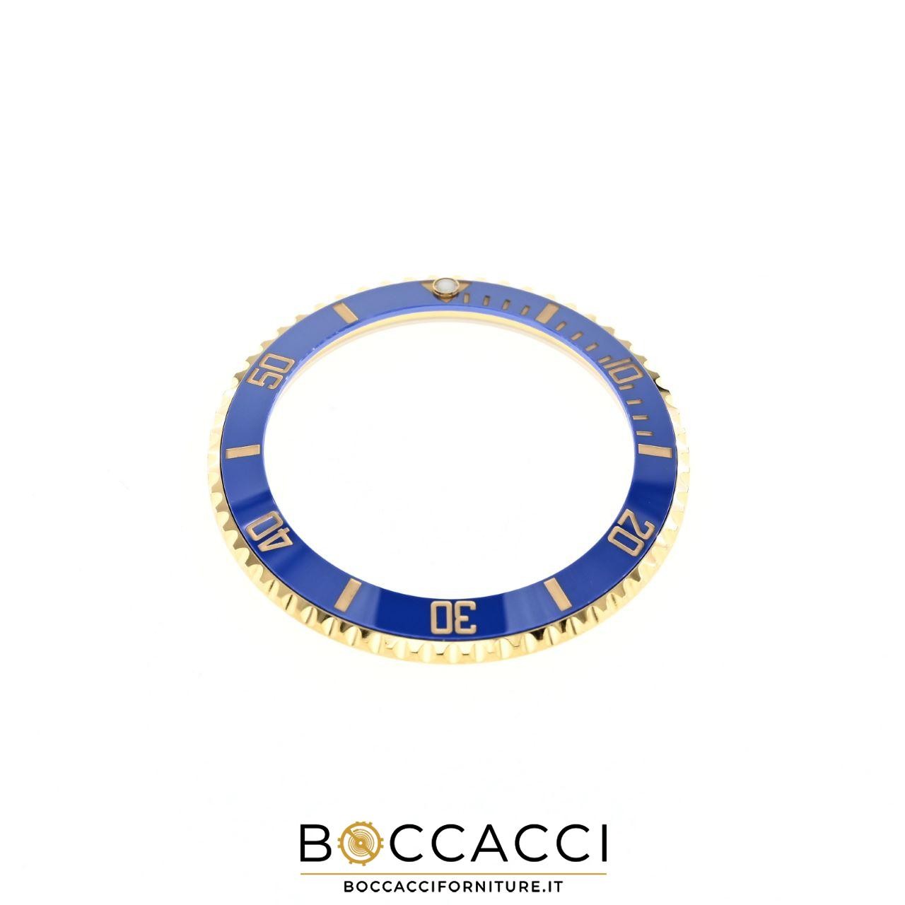 GENERIC Compatible Complete Bezel With Blue &Gold Ceramic Insert for ROLEX Su…