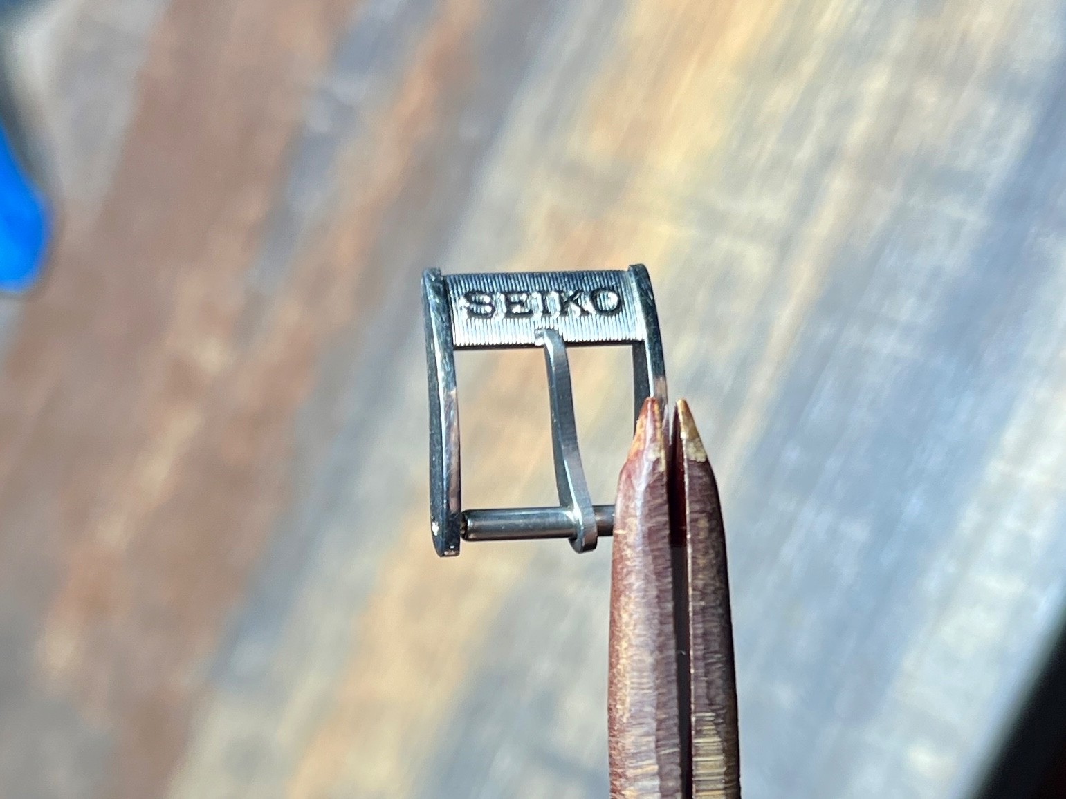 Seiko Ladies Womens Watch Buckle 10mm Vintage Band Silver Tone SS Used Japan
