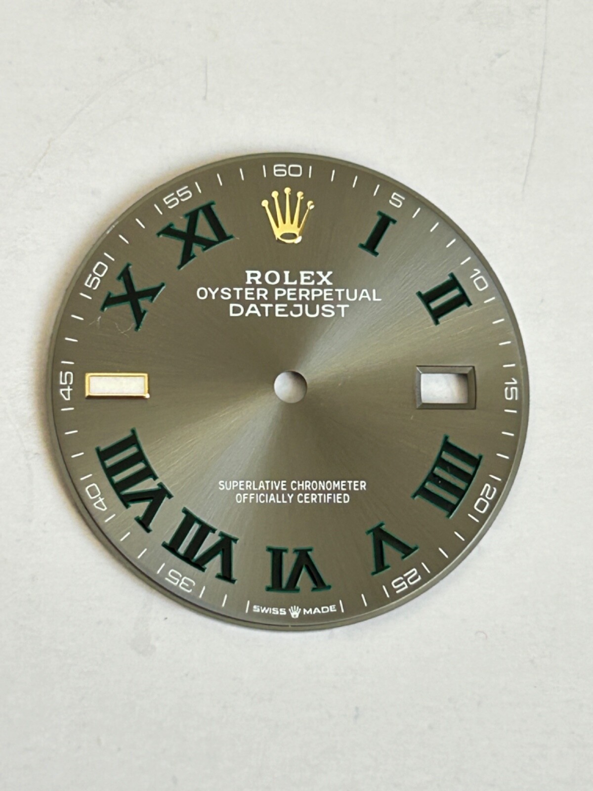 NEW Original Rolex Wimbledon 126231 Datejust 36mm Two-Tone Yellow Gold Dial