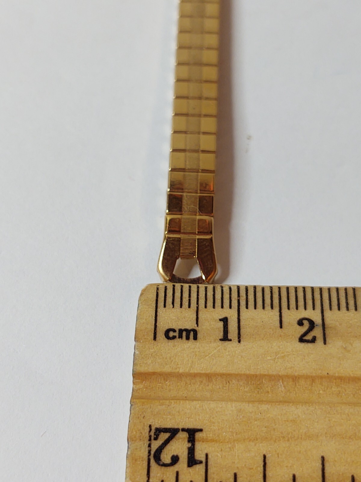 Speidel Twist On Watch Replacement Expansion Band 6 mm Lug Wide 86R Gold tone