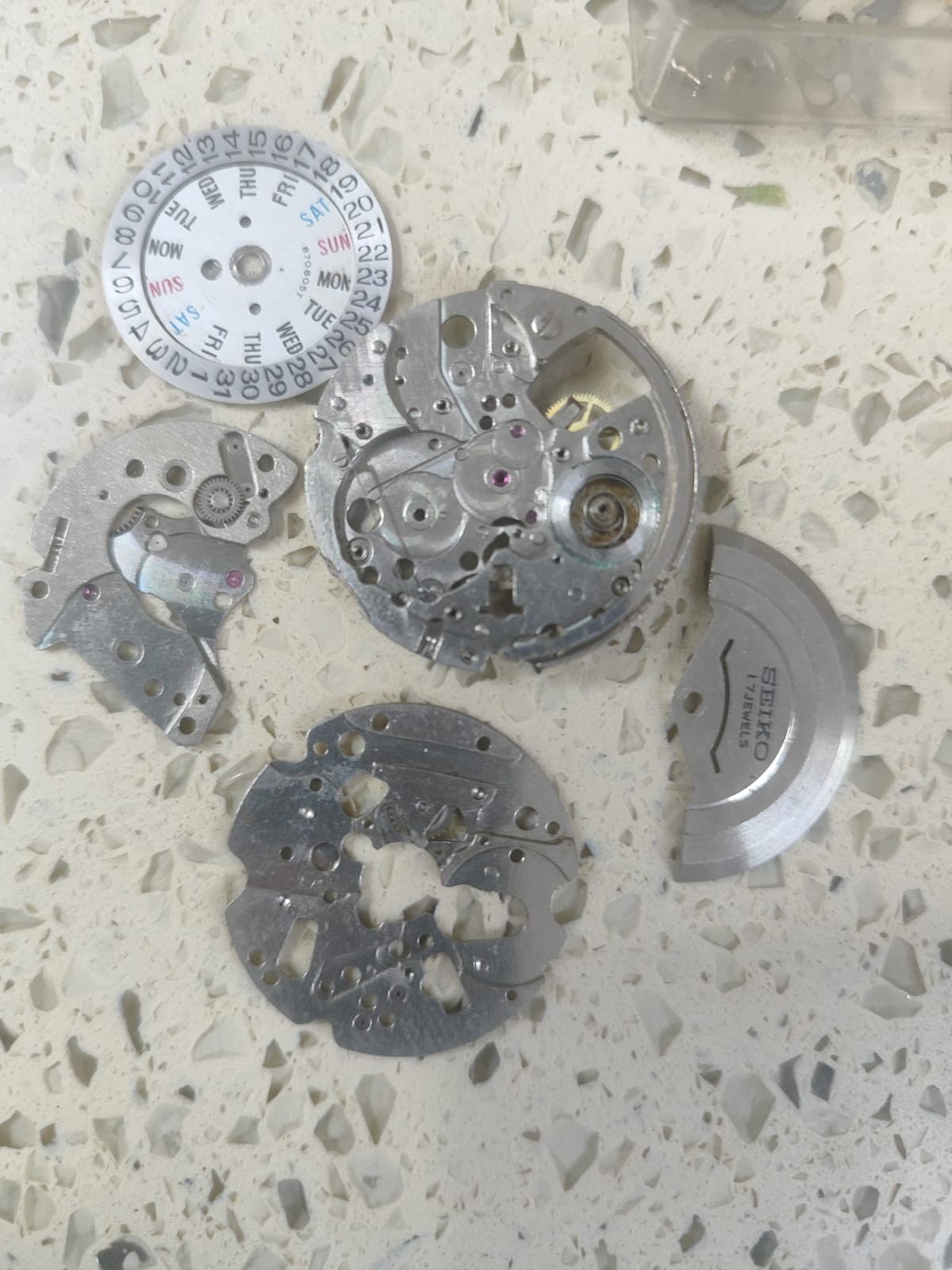 Vintage Seiko Bell Matic Alarm 4006A Incomplet movement Not Work For parts Y